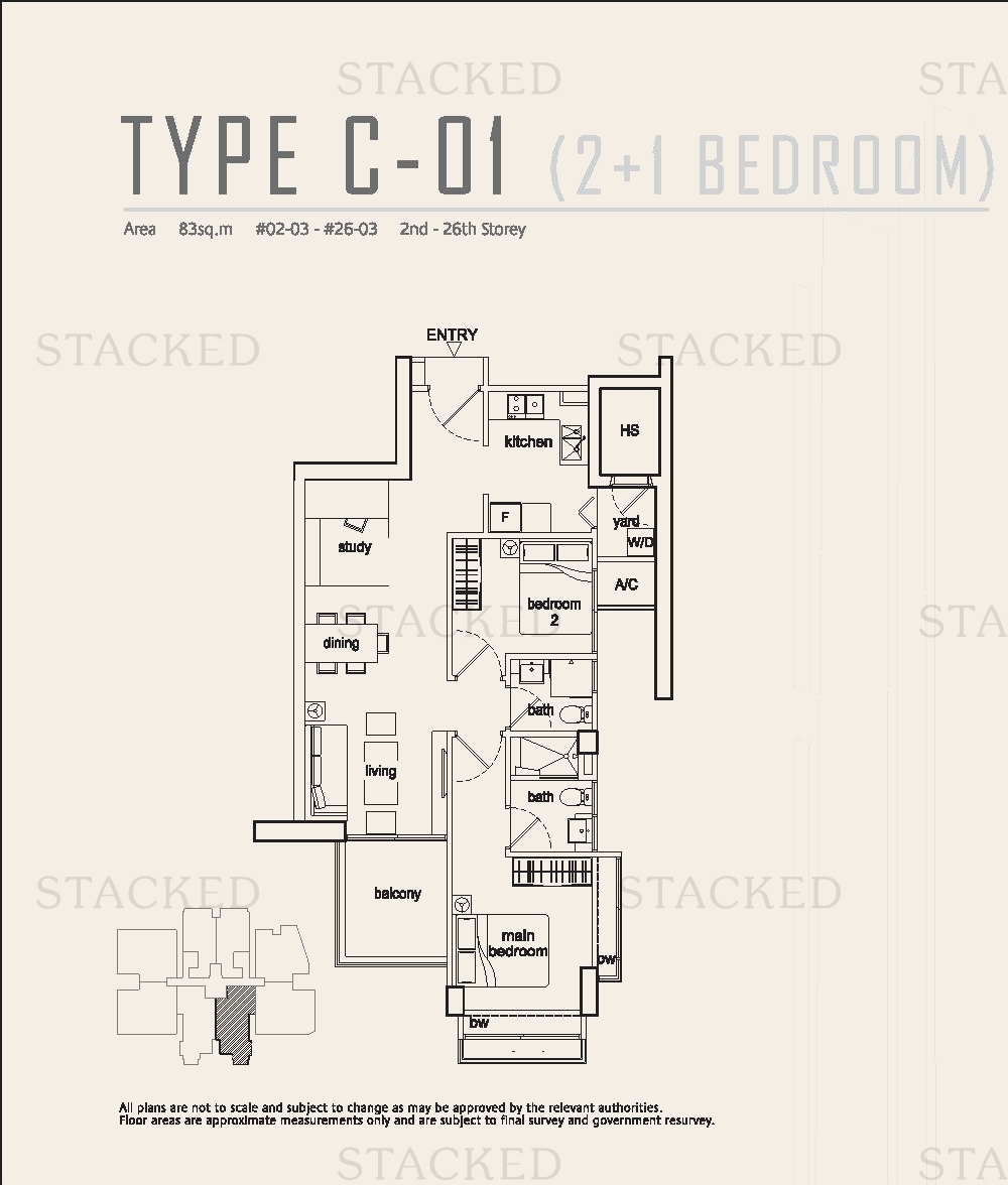 Beacon Heights floor plan